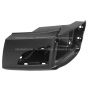 Side Bumper End Black with Fog Light Hole- Driver Side (Fit: 2018-2020 NEW Volvo VNL)