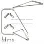 Door Mirror Mounting Bracket Arm Stainless Steel - Driver Side ( Compatible with Ford F350 F600 F700 1980 - 1997 )