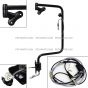Bracket Arm for International 9400 9200 Door Mirror Power Heated Black - Passenger Side