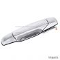Exterior Door Handle Chrome - Passenger Side Rear ( Fits: 07-13 Chevrolet Silverado 1500 2500HD 3500HD Suburban 1500 2500 Tahoe Avalanche GMC Sierra 1500 2500HD 3500HD Yukon XL1500 XL2500 Escalade )