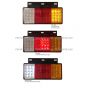 LED Tail Lamp - Amber/Red/Clear - Passenger Side (Fit: Isuzu  NRR, FRR, NPR, NQR NRR )