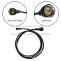 6 ft RF Coax Cable UHF Male PL259 to Mini UHF Male PL259 (Fit: Various CB Radios)