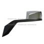 Hood Mirror Chrome Driver Side with Mounting Kits ( Fits: 2004 - 2017 Volvo VNL VNM 2013 - 2017 Volvo VNX Truck )