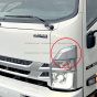 Headlamp Garnish - Driver Side ( Fits: 2023 - 2024 Isuzu NPR-HD NQR NRR 5.2L 6.6L FTR FVR )