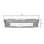 Steel Bumper Chrome - Center (Fit: 2003-2023 Freightliner M2 106 112 Bussiness Class)