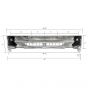 Grille Plastic - Chrome - ( Compatible with Isuzu NPR-HD NQR NRR 5.2L 6.6L FTR FVR 2023 - 2024 )