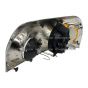 Headlight Chrome with LED Corner Lamp - Passenger Side (Fit: Freightliner Century Truck)