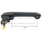 Exterior Door Handle Black - Passenger Side (Fits: 2005 - 2018 Hino 145 165 185 238 258 268 338 Conventional Models)