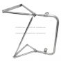 Door Mirror Bracket Stainless Steel - Driver Side ( Compatible with Ford L/LN/LT Series 1970-1998 LA Series 1996-1998 Sterling L7500/L8500/L9500 Series 1999-2010 Trucks )