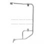 Door Mirror Mounting Bracket Arm Stainless Steel - Passenger side ( Compatible with CHEVROLET T6500 T7500 T8500 GMC T6500 T7500 T8500 ISUZU FRR FSS FTR FVR FXR 1997-2010 )
