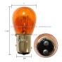 1157 Twin Filament Halogen Bulb Amber (Fit: Most of car and Truck)