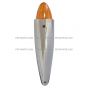 Grakon 1000 Style 19 LED Torpedo Cab Light Amber/Amber Chrome