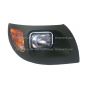Headlight Black with Corner Lamp - Passenger Side (Fit: (2002-2007) International 7400 7500 7600, (2004-2008) International CXT Trucks)