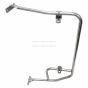 Door Mirror Mounting Bracket Arm Stainless Steel - Passenger side ( Compatible with CHEVROLET T6500 T7500 T8500 GMC T6500 T7500 T8500 ISUZU FRR FSS FTR FVR FXR 1997-2010 )