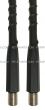 2pcs 3 Feet Fiberglass 500 Watt CB Radio Antenna Black