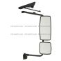 Door Mirror with Arm Black - Passenger Side (Fit: International DuraStar 4300 Truck)