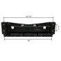 Central Bumper Plastic Black (Fit: 2013-2020 Peterbilt 579)