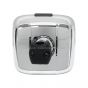 7 1/2  x 6 1/2  Wide Angle Convex Mirror Chrome (Compatible with International DuraStar 4300 4400 WorkStar 7300 7400 7500 7600 TransStar 8500 8600 2002-2017 Various Trucks with 1 1/8  DIA Mirror Arm)