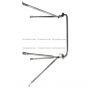 Stainless - Door Mirror Bracket Arm DOOR MOUNT - Passenger Side (Fits: 1988-2010 Freightliner CLASSIC XL FLA FLB FLD112 FLD112SD FLD120 FLD120 CLASSIC FLD120SD )