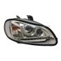 Headlight with LED Strip  - Passenger Side (Fits: Freightliner M2 106 112 Business Class)