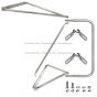 Door Mirror Mounting Bracket Arm Stainless Steel - Passenger Side ( Compatible with Ford F350 F600 F700 1980 - 1997 )