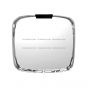 7 1/2  x 6 1/2  Wide Angle Convex Mirror Chrome (Compatible with International DuraStar 4300 4400 WorkStar 7300 7400 7500 7600 TransStar 8500 8600 2002-2017 Various Trucks with 1 1/8  DIA Mirror Arm)