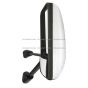 Door Mirror Power Heated Chrome with Arm Assembled - Driver Side (Fit: Kenworth T660 T600 T370 T270 T800 Trucks)