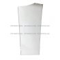 Upper Behind Cab Cabin Fairing White Plastic - Passenger Side (Fit: Freightliner Cascadia Truck)