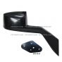 Hood Mirror Black Driver Side with Mounting Kits  ( Fits: 2004 - 2017 Volvo VNL VNM 2013 - 2017 Volvo VNX Trucks)