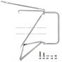 Door Mirror Mounting Bracket Arm Stainless Steel - Passenger Side ( Compatible with CHEVROLET C5500 C6500 C7500 C8500 KODIAK & GMC C4500 C5500 C6500 C7500 C8500 TOPKICK 1990-2002 )