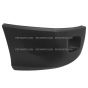 Side Bumper End with Cover Black without Fog Light Hole- Passenger Side (Fit: 2013-2020 Peterbilt 579)