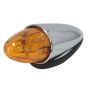 Grakon 1000 Style 19 LED Torpedo Cab Light Amber/Amber Chrome