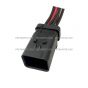 8 Wire Plug 8 Pin Male Heated Connector (Fit: Kenworth 680 880 Door Peterbilt 579 567 Door Mirror and Various Other Vehicles)