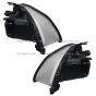 Headlight with LED Bulbs - Driver & Passenger Side (Fit: Freightliner M2 106 112 Business Class)