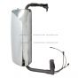 Door Mirror Power Heated with Turn Signal Chrome - Passenger Side ( Fit: 2004 - 2023 Volvo VNL 2004 - 2017 Volvo VNM 2018 - 2023 Volvo VNR 2013 - 2023 Volvo VNX Trucks)