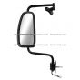 Door Mirror Power Heated Black with Arm Assembled - Driver Side (Fit: International 9200 9400i 9900i Trucks)