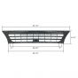 Grille Plastic - White - Compatible with Isuzu NPR NPR-HD NQR NRR 1995 - 2005 & Other Truck Models ( See Details For Full List )