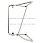 Stainless Steel Door Mirror Bracket - Passenger Side ( Fit: 1991 - 2005 Freightliner FL50 60 70 80 106 1987 - 2005 Freightliner FL112 )