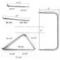 Door Mirror Mounting Bracket Arm Stainless Steel - Passenger Side ( Compatible with Ford F650 F750 2000 - 2015 )