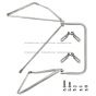 Door Mirror Mounting Bracket Arm Stainless Steel - Passenger Side ( Compatible with Ford 96 - 98 Compatible with Sterling 99 - 10 A8513 A9513 A9522 L7501 L8501 L8511 L8513 L9501 L9511 L9513 L9522 )