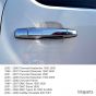 Exterior Door Handle Chrome - Passenger Side Rear ( Fits: 07-13 Chevrolet Silverado 1500 2500HD 3500HD Suburban 1500 2500 Tahoe Avalanche GMC Sierra 1500 2500HD 3500HD Yukon XL1500 XL2500 Escalade )