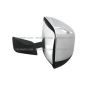 Hood Mirror with Chrome Plastic Cover And Black Plastic Arm - Passenger Side (Fit: 2017-2020 International LT 625)