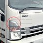 Headlamp Garnish - Passenger Side ( Fits: 2023 - 2024 Isuzu NPR-HD NQR NRR 5.2L 6.6L FTR FVR )