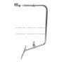 Door Mirror Mounting Bracket Arm & Plates Stainless Steel ( Compatible with Mack DM600 800 65-05 U600 65-00 DM400 885SX 65-88 DM609 66-78 DM 897SX 75-85 DMM600 72-02)