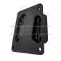 Bottom Mount Bracket for Door Mirror Arm Aluminum Black - Passenger Side ( Fit: after 2005 Peterbilt335 340 357 382 385 386 325 330 348 388 389 365 367 Truck )