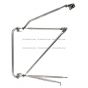 Stainless - Door Mirror Bracket Arm CAB MOUNT - Driver Side ( Fits: 1988-2010 Freightliner CLASSIC XL FLA FLB FLD112 FLD112SD FLD120 FLD120 CLASSIC FLD120SD )