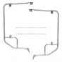 Door Mirror Mounting Bracket Arm Stainless Steel - Driver & Passenger side ( Compatible with CHEVROLET T6500 T7500 T8500 GMC T6500 T7500 T8500 ISUZU FRR FSS FTR FVR FXR 1997-2010 )