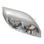 Headlight Chrome with LED Corner Lamp - Passenger Side (Fit: Freightliner Century Truck)