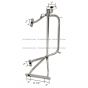 Door Mirror Mounting Bracket Arm Stainless Steel - Passenger Side ( Fit: 1997 - 2023 Western Star Trucks 4700 4800 4900 4900E 4900EX 4900FA 5800 5900 6900 )