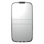 14  x 7 1/2  Rear View FLAT Main Mirror Black (Compatible with International DuraStar 4300 4400 WorkStar 7300 7400 7500 7600 TransStar 8500 8600 2002 - 2017 Various Trucks with 1 1/8  DIA Mirror Arm)